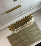 لوستر کانتری کریستالی 🌟c109