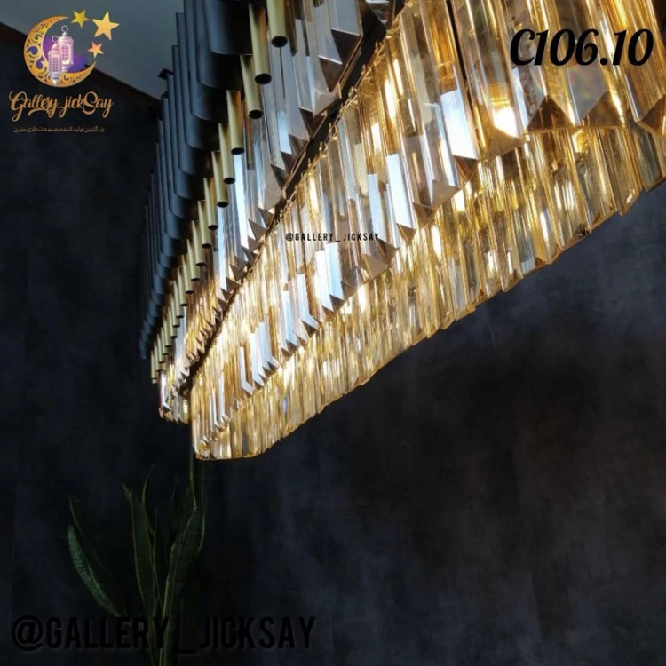 لوستر کانتری کریستالی🌟C106
