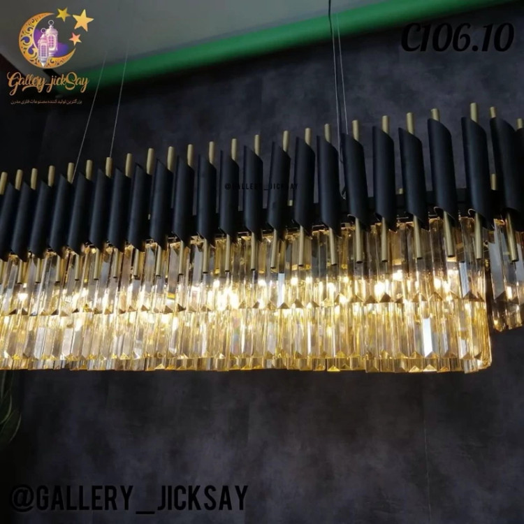 لوستر کانتری کریستالی🌟C106