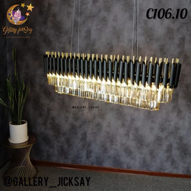لوستر کانتری کریستالی🌟C106