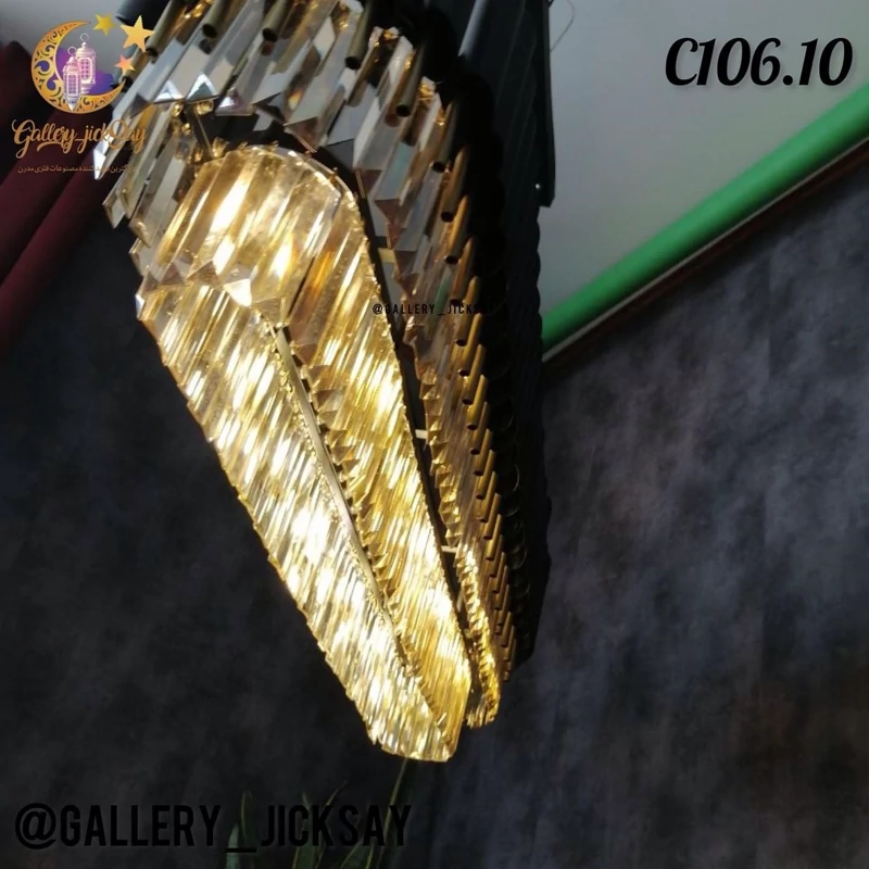 لوستر کانتری کریستالی🌟C106