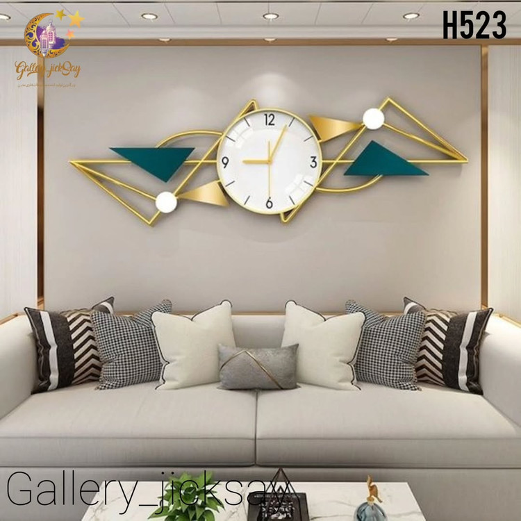 ساعت دیواری مدرن فلزی لاکچری شیک 🌟H523