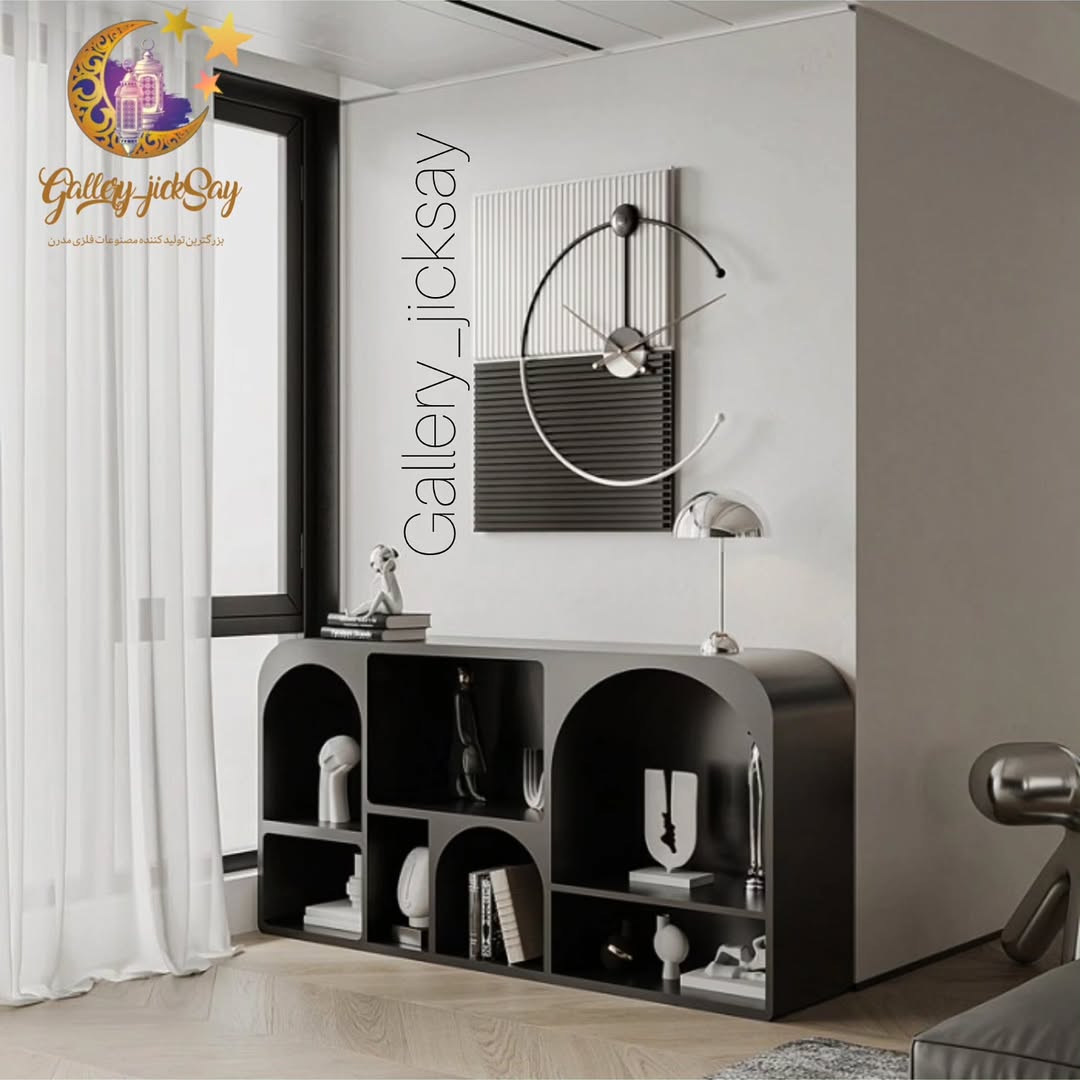 ساعت مدرن تلفیق چوب و فلز 🌟H501