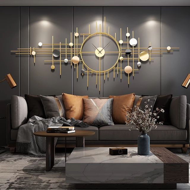 ساعت دیواری مدرن فلزی🌟H240