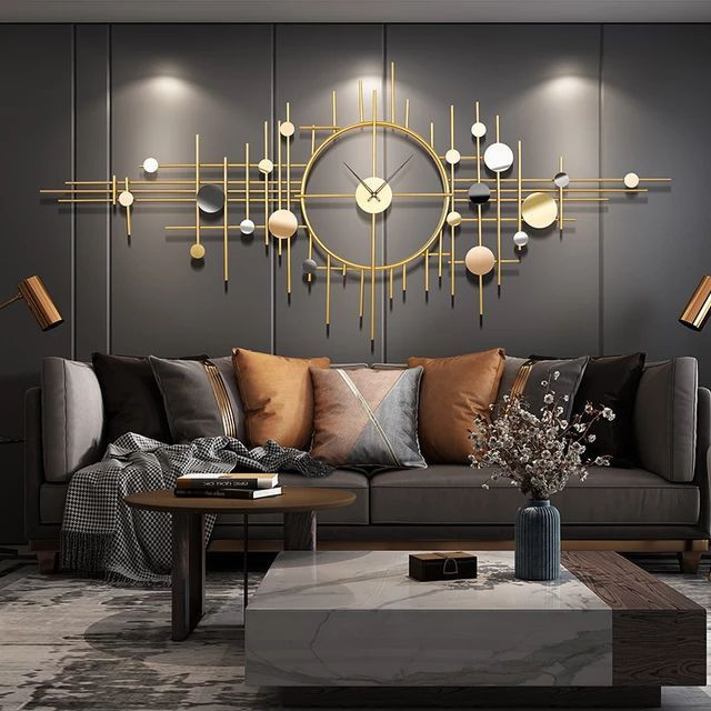ساعت دیواری مدرن فلزی🌟H240