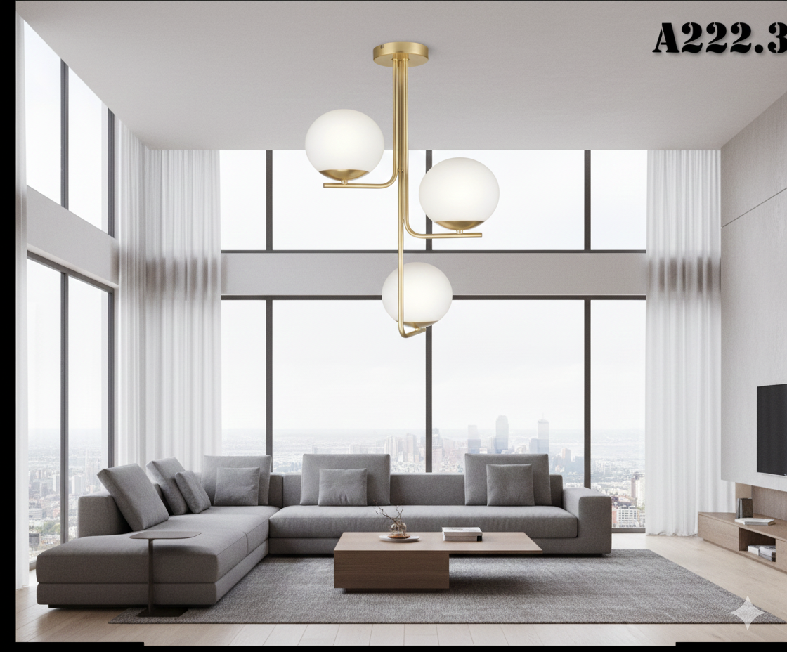 لوستر اویز مدرن حبابی 🌟A222