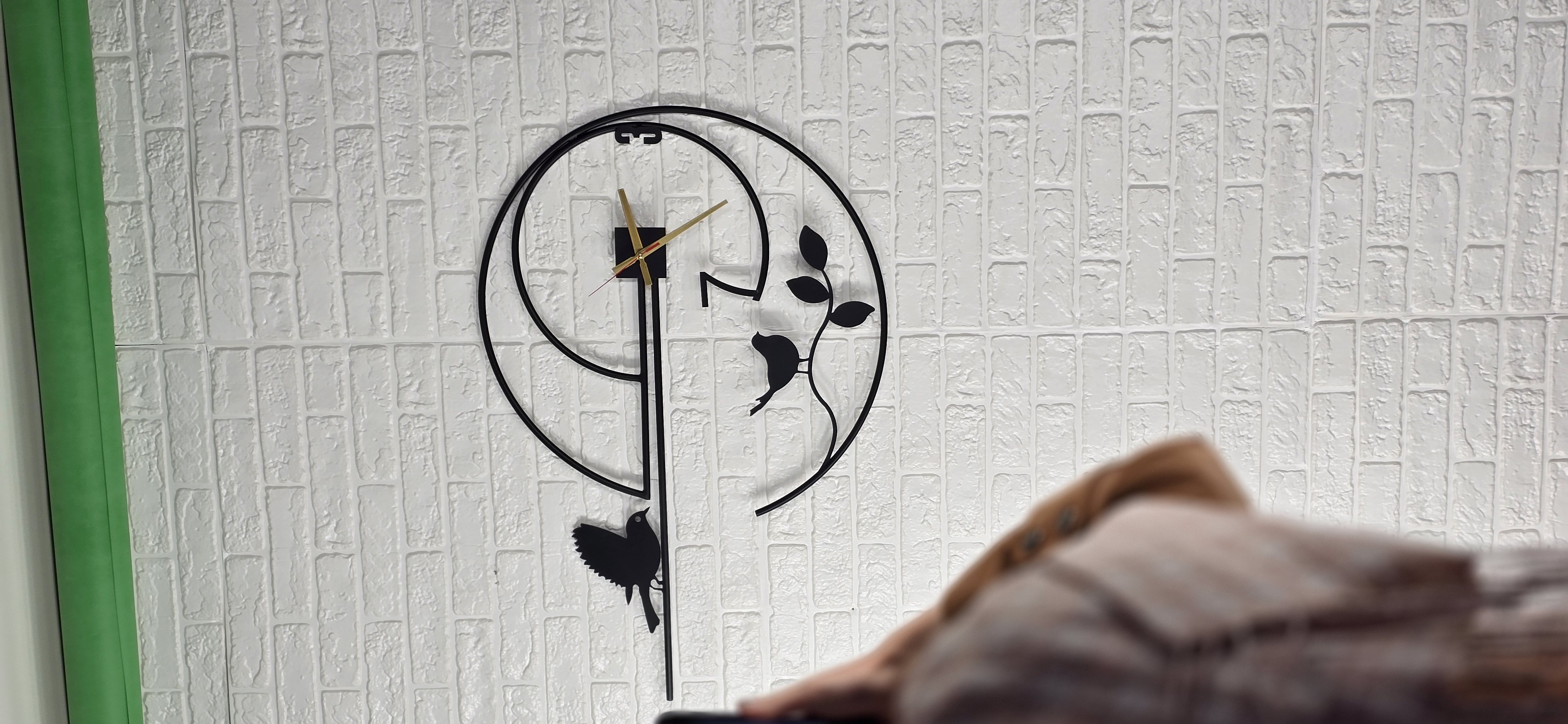 ساعت دیواری مدرن فلزی فانتزیH588