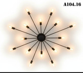 لوستر مدرن فلزی A104 🌟