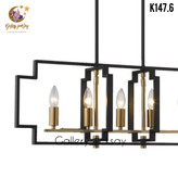 لوستر کانتری مدرن فلزی K147