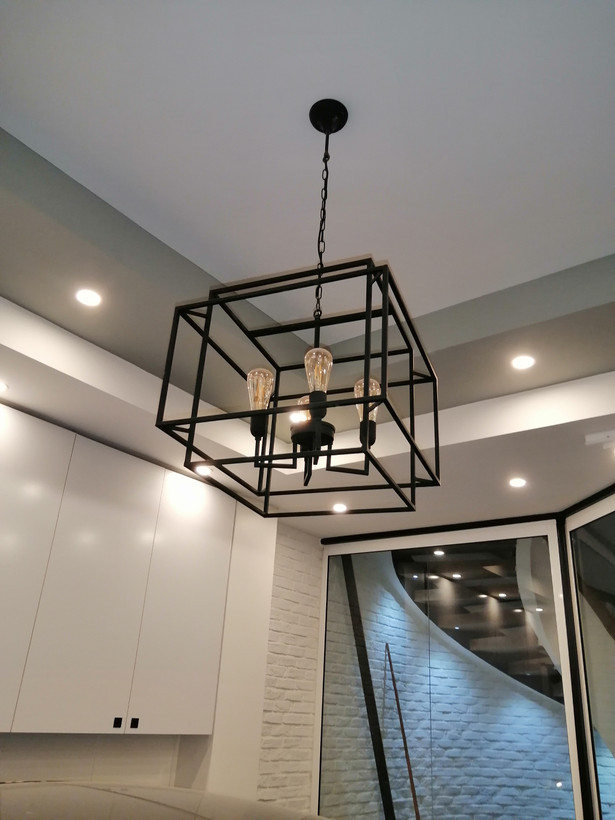 لوستر اویز مدرن فلزی 🌟A125