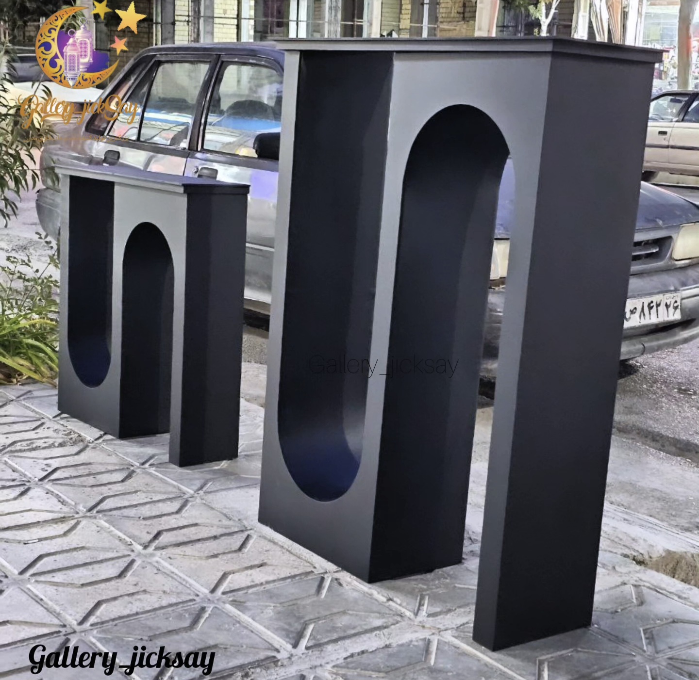 کنسول مدرن فلزی لاکچری و شیک تمام چوب M۱۷۶