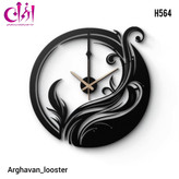 ساعت دیواری مدرن فلزی H564 سایز 60x5x60 سانتی متر