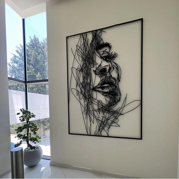 تابلو فلزی مدرن لیزری T210