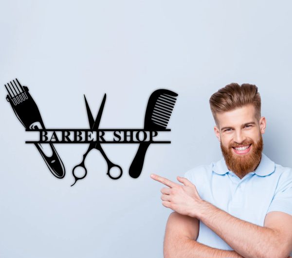 تابلوی فلزی مدرن خاص و شیک مناسب فضای ارایشگاه T222
