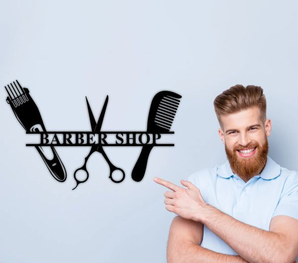 تابلوی فلزی مدرن خاص و شیک مناسب فضای ارایشگاه T222