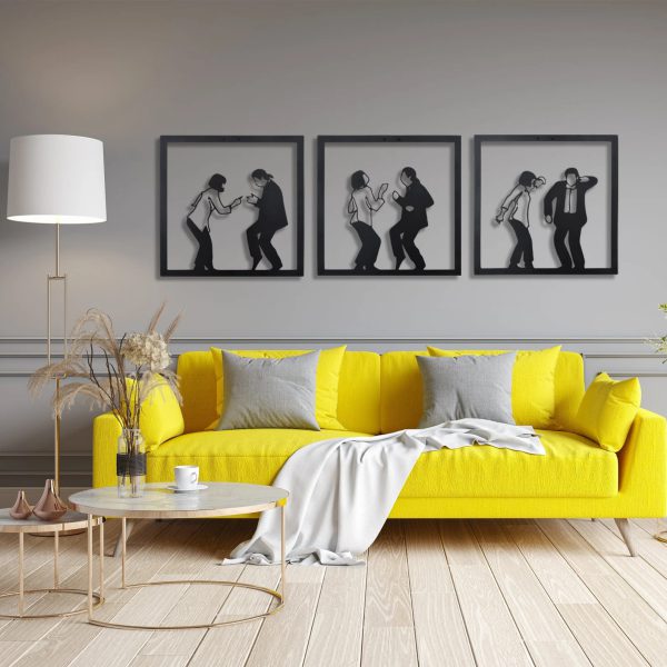 تابلو دیواری فلزی زیبا و لاکچری T236