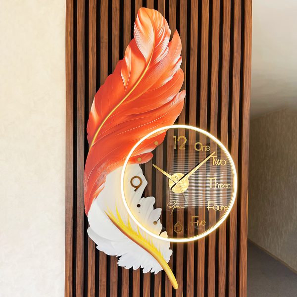 ساعت دیواری جدید مدل پر Feather wallclock🦋