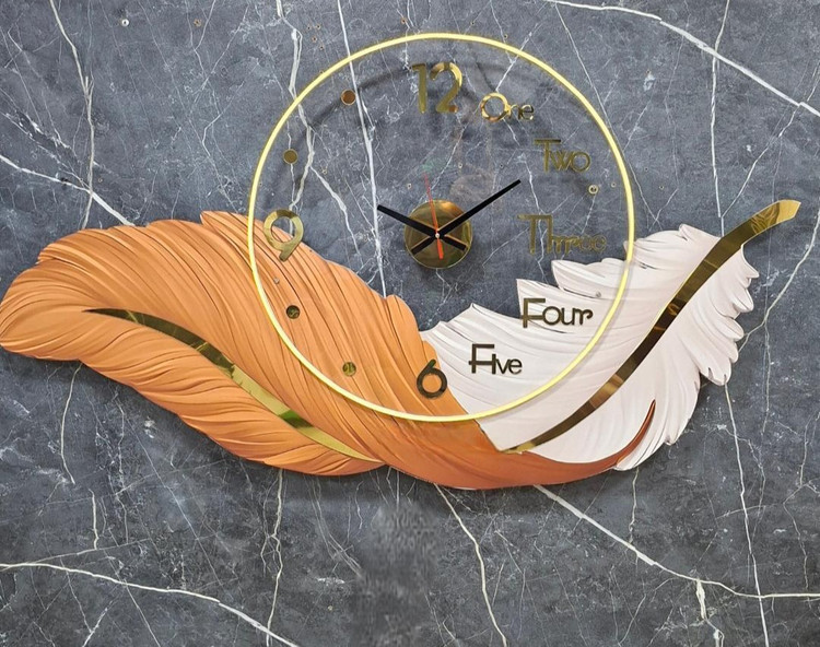 ساعت دیواری جدید مدل پر Feather wallclock🦋
