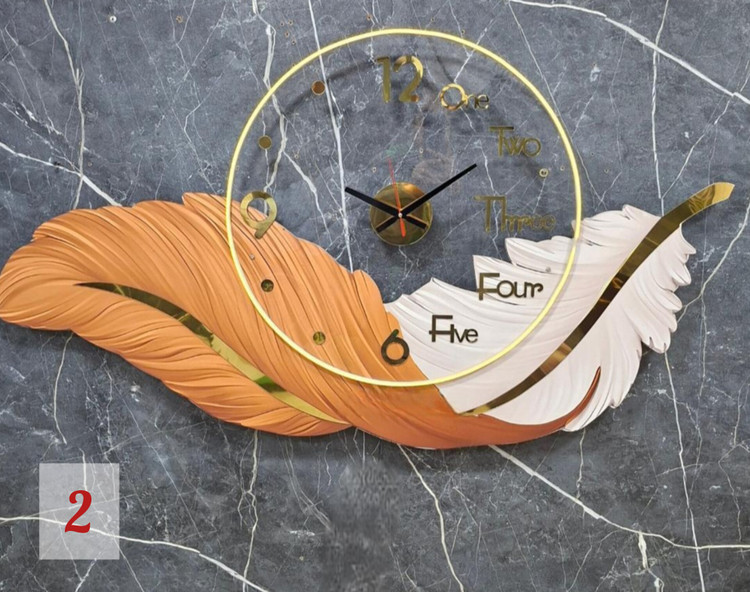 ساعت دیواری جدید مدل پر Feather wallclock🦋
