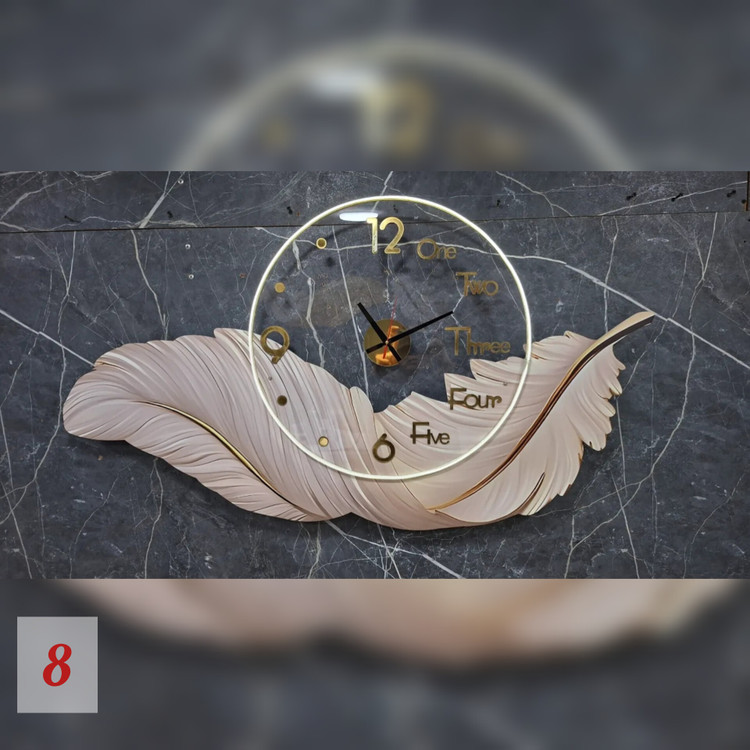 ساعت دیواری جدید مدل پر Feather wallclock🦋