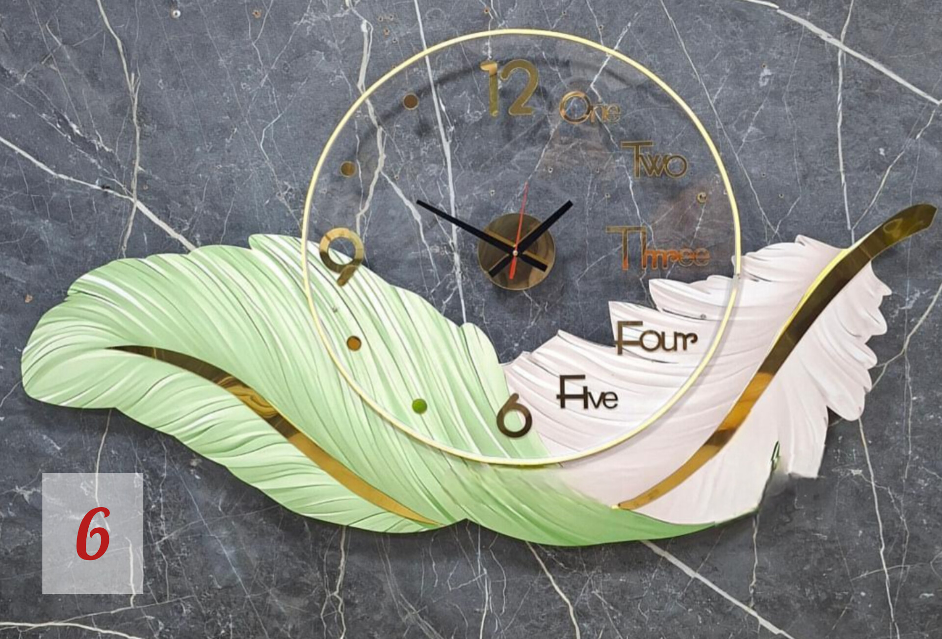 ساعت دیواری جدید مدل پر Feather wallclock🦋