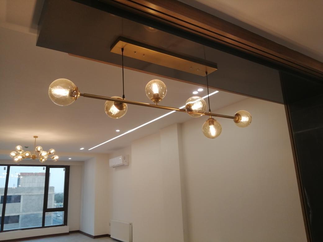 لوستر کانتری حبابی  مدرن فلزی
