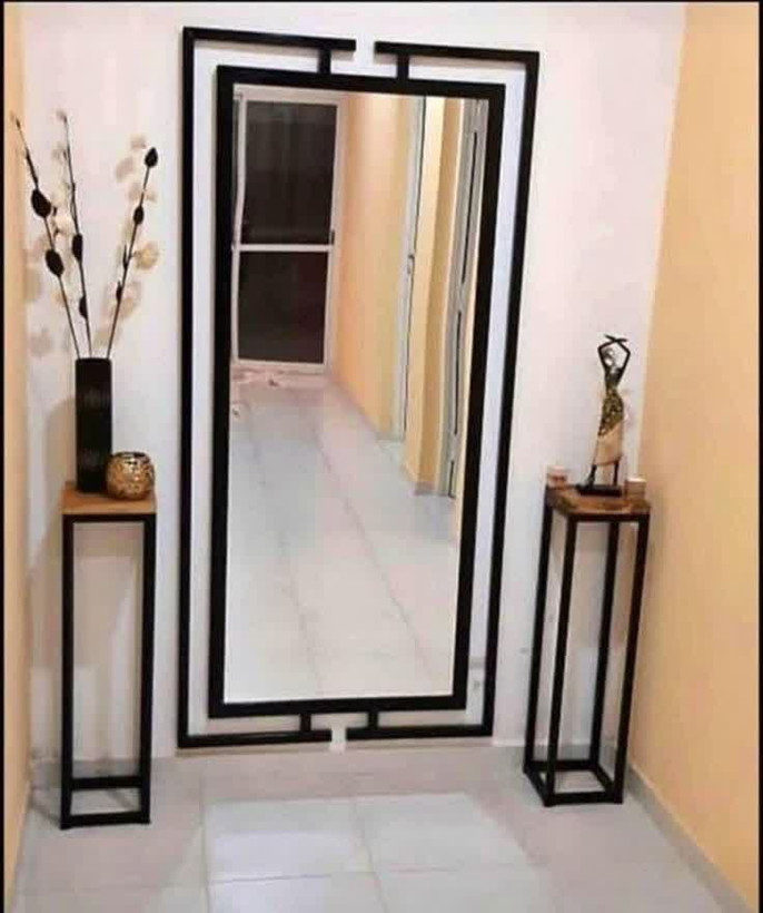 ایینه مدرن فلزی قدی 🌟(فقط فریم آیینه)E121