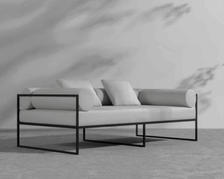 مبل سه نفره مینیمال(کاناپه سه نفره با طراحی مینیمال S140