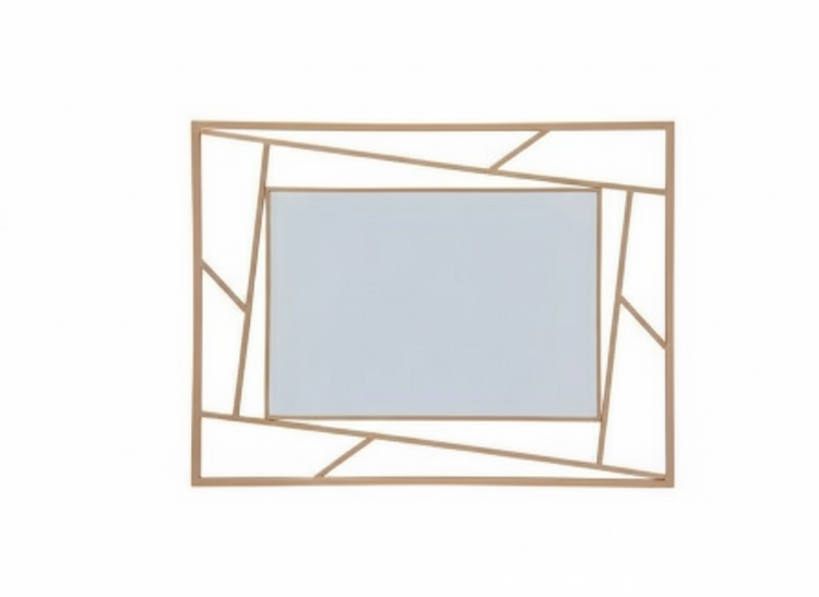 ایینه مدرن فلزی دکوراتیو 🌟(فقط فریم آیینه)E175