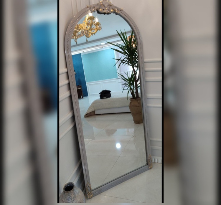 ایینه مدرن فلزی دکوراتیو 🌟(فقط فریم آیینه)E181