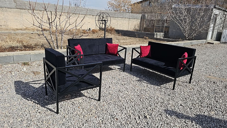 مبلمان فلزی و اداری و باغی و کافی شاپ S141(10نفره)